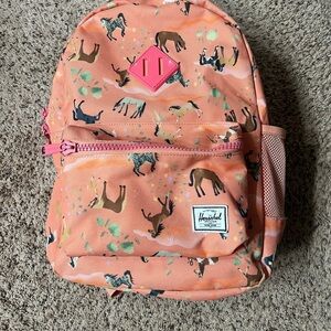 Herschel Supply Company Kids' Peach Horse Print Backpack
